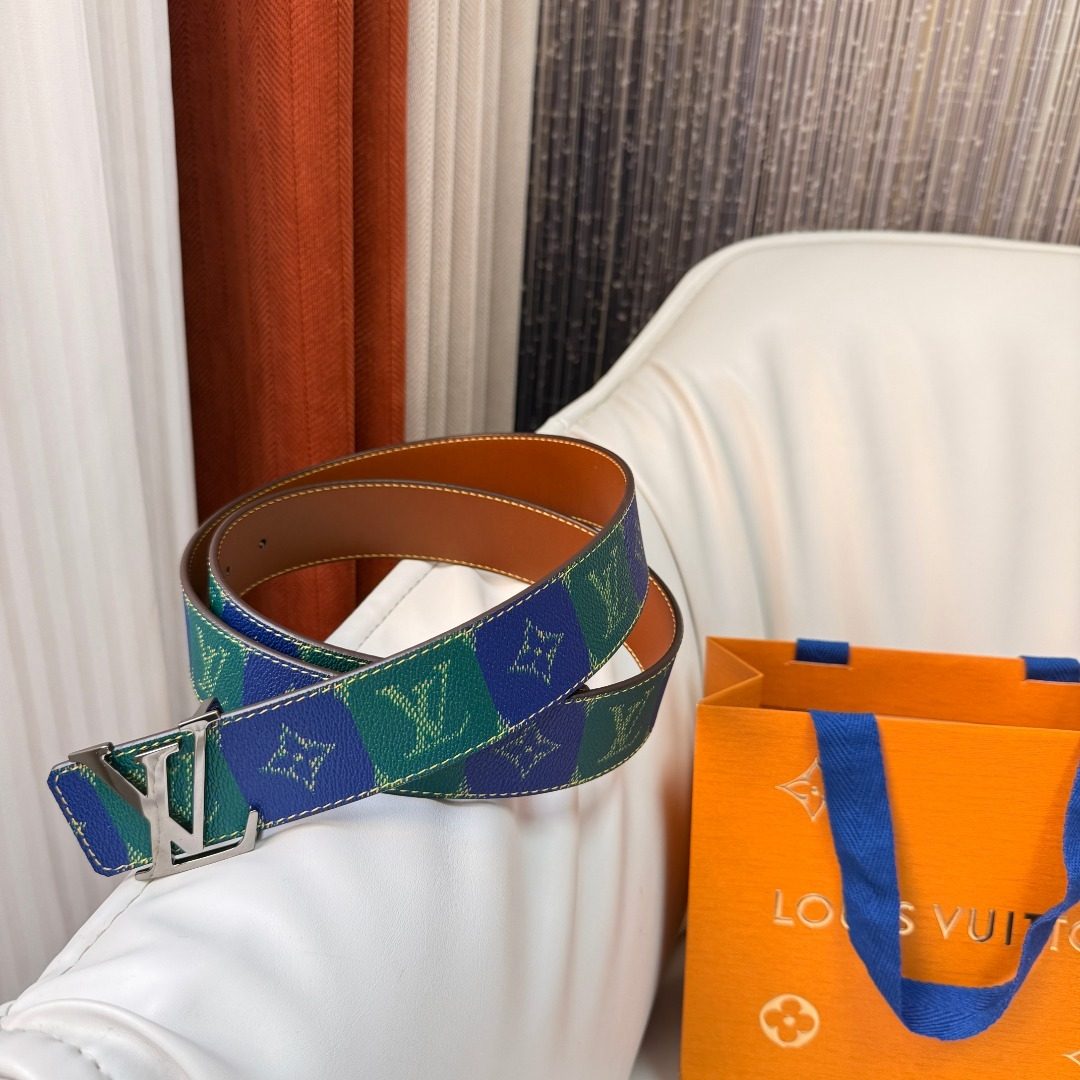 Louis Vuitton Damier Leather Belt
