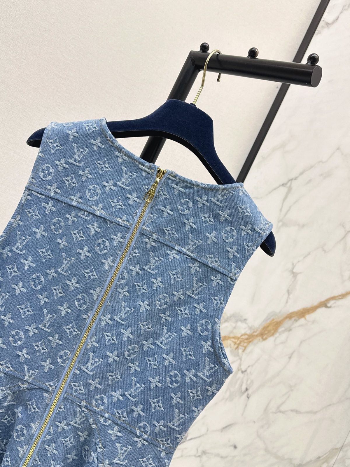 Louis Vuitton Monogram Denim Dress