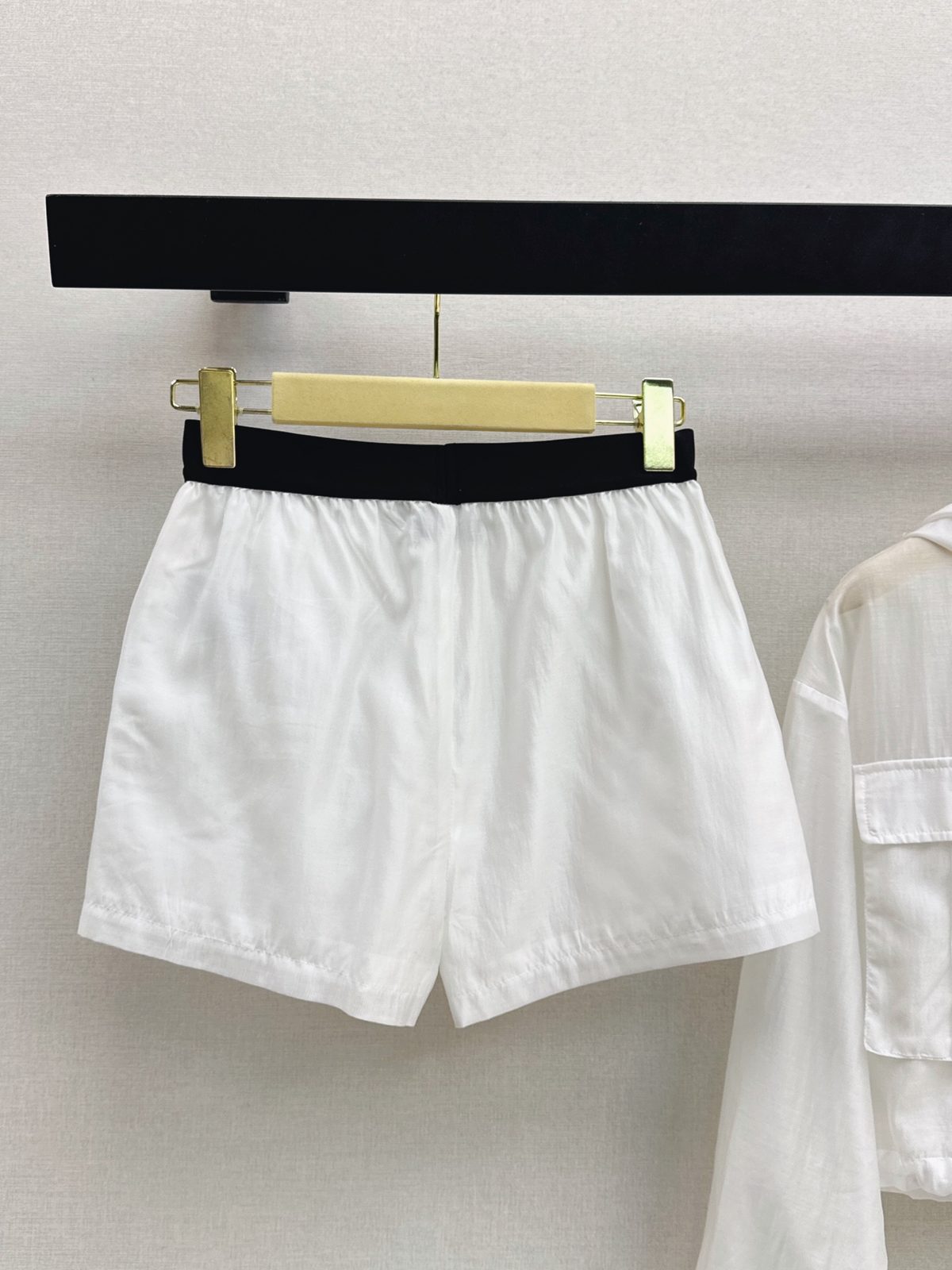 Miu Miu Logo Cargo Jacket and Shorts Set