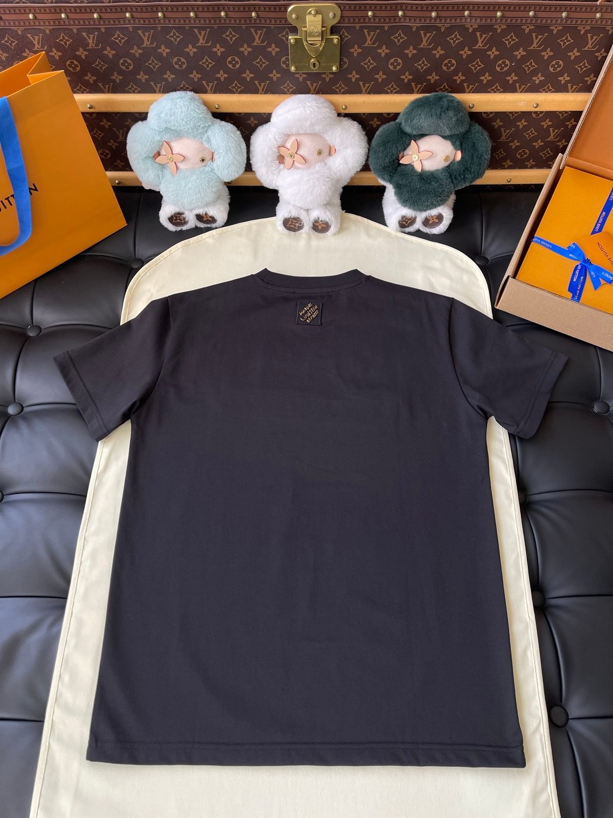 Louis Vuitton Monogram Crewneck T-Shirt Black