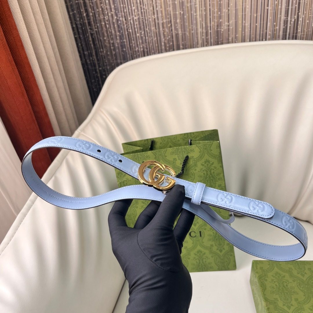 Gucci GG Marmont Leather Belt