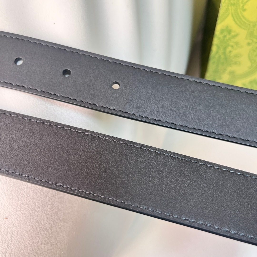 Gucci GG Marmont Leather Belt Black