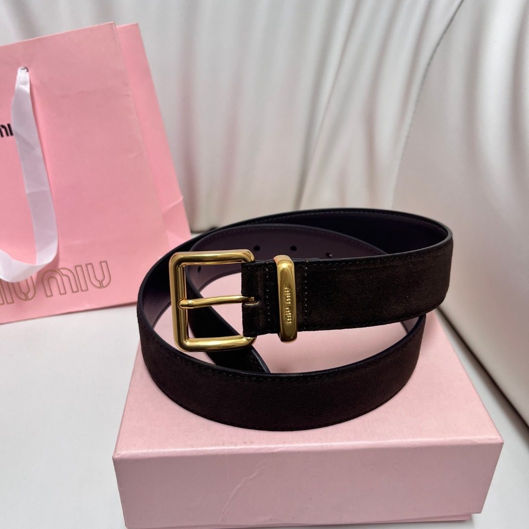 Miu Miu Leather Belt