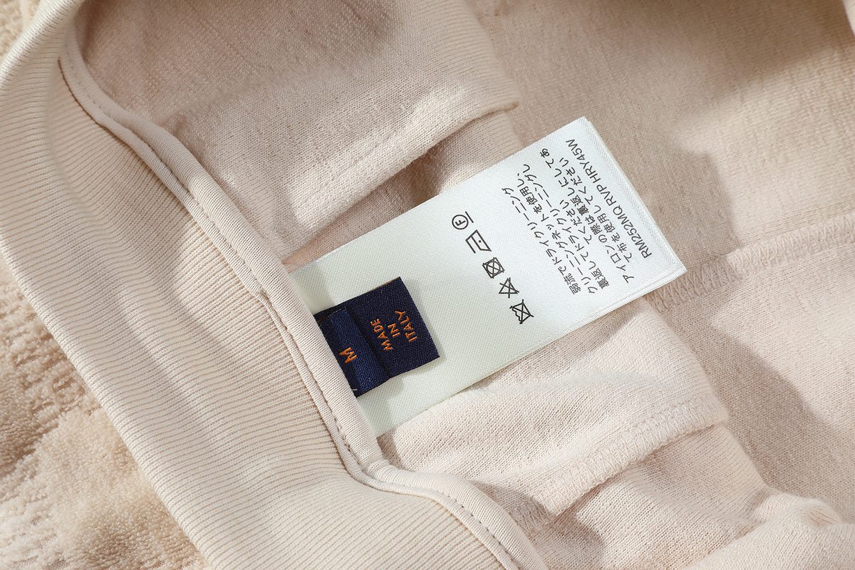 Louis Vuitton Cotton Monogram Embroidered Shorts