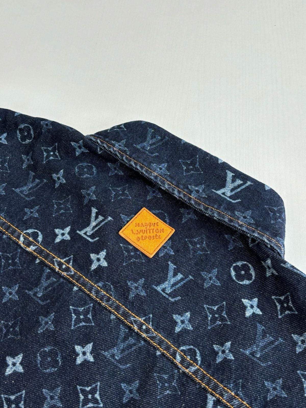 Louis Vuitton Monogram Denim Short Sleeve Shirt
