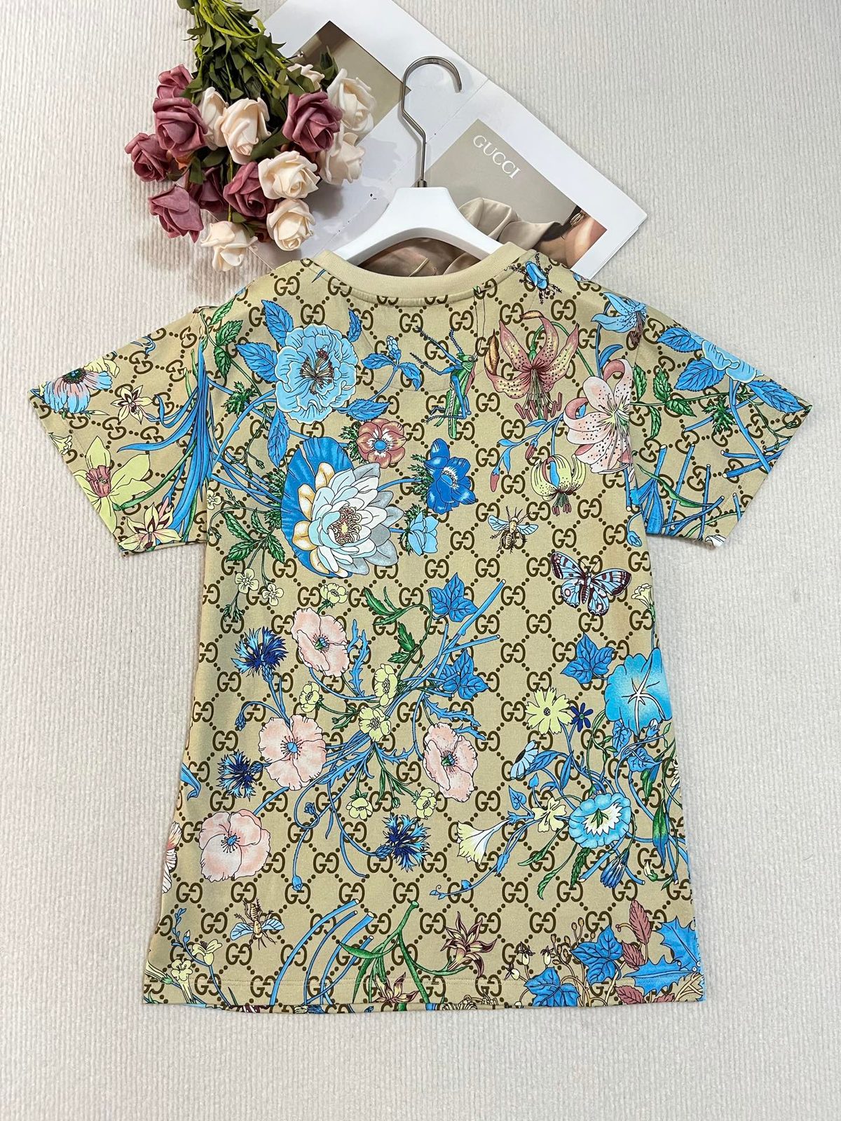 Gucci GG Floral Print T-Shirt