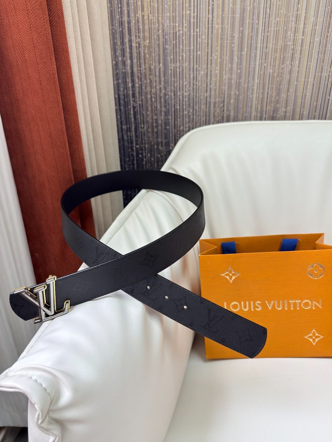 Louis Vuitton LV Initials Leather Belt