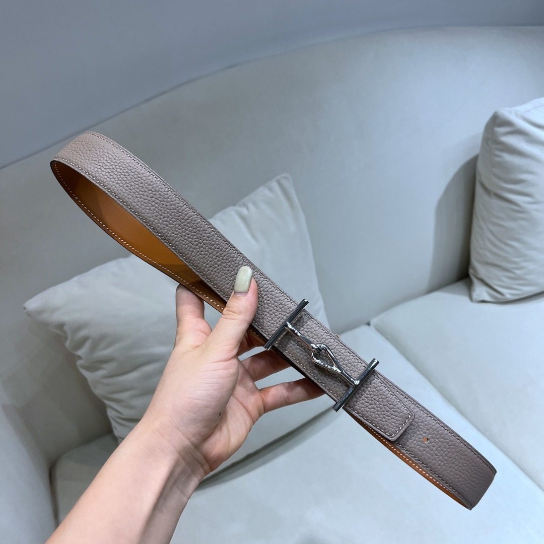 Hermès Reversible Leather Belt