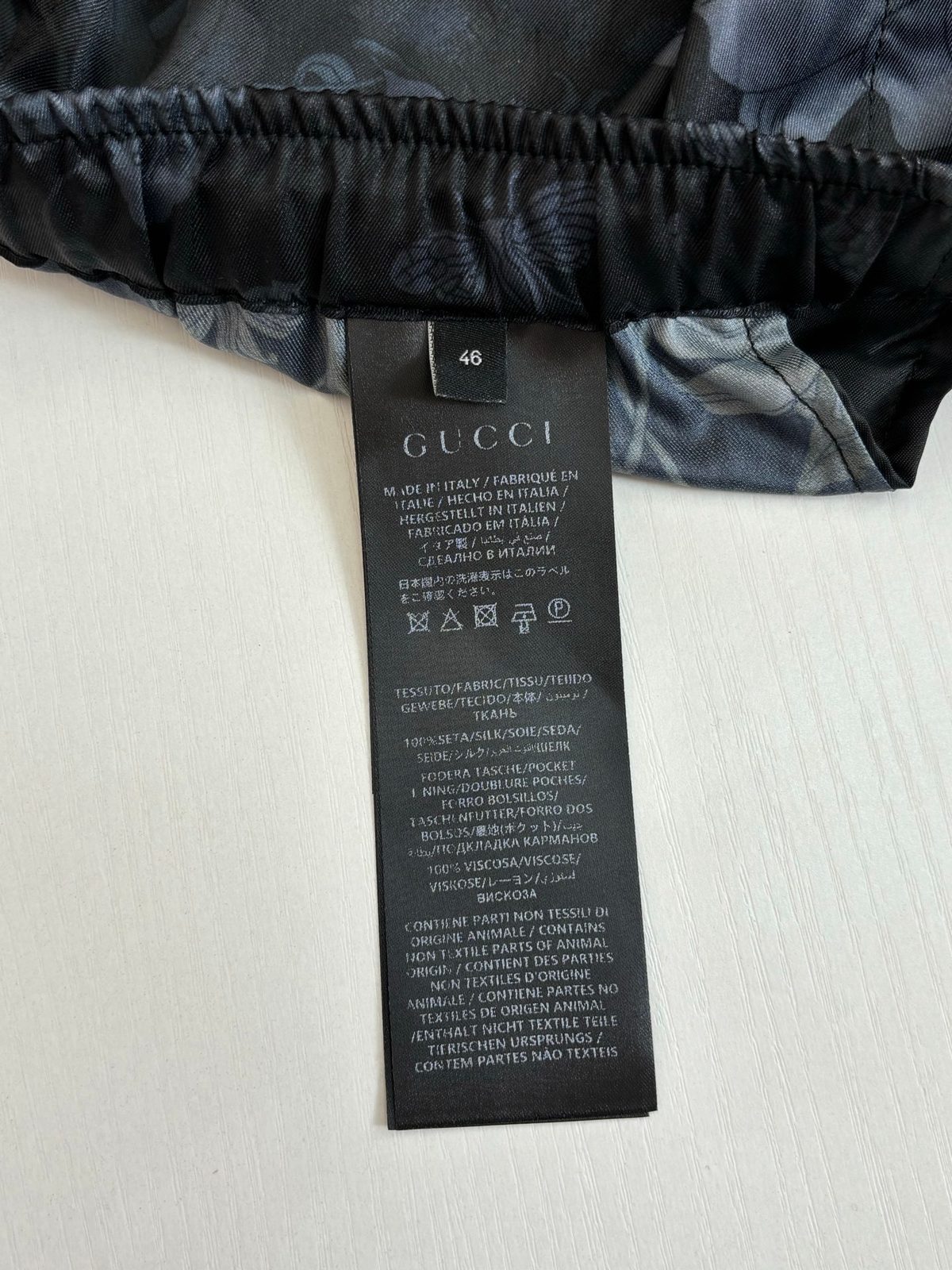 Gucci Floral Silk Shorts