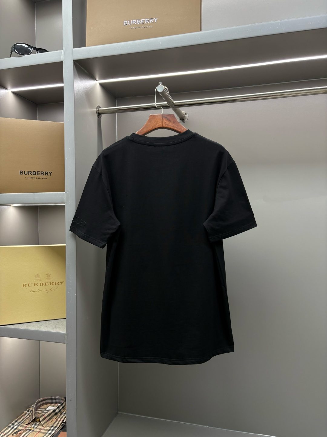 Moncler Black Crewneck T-Shirt