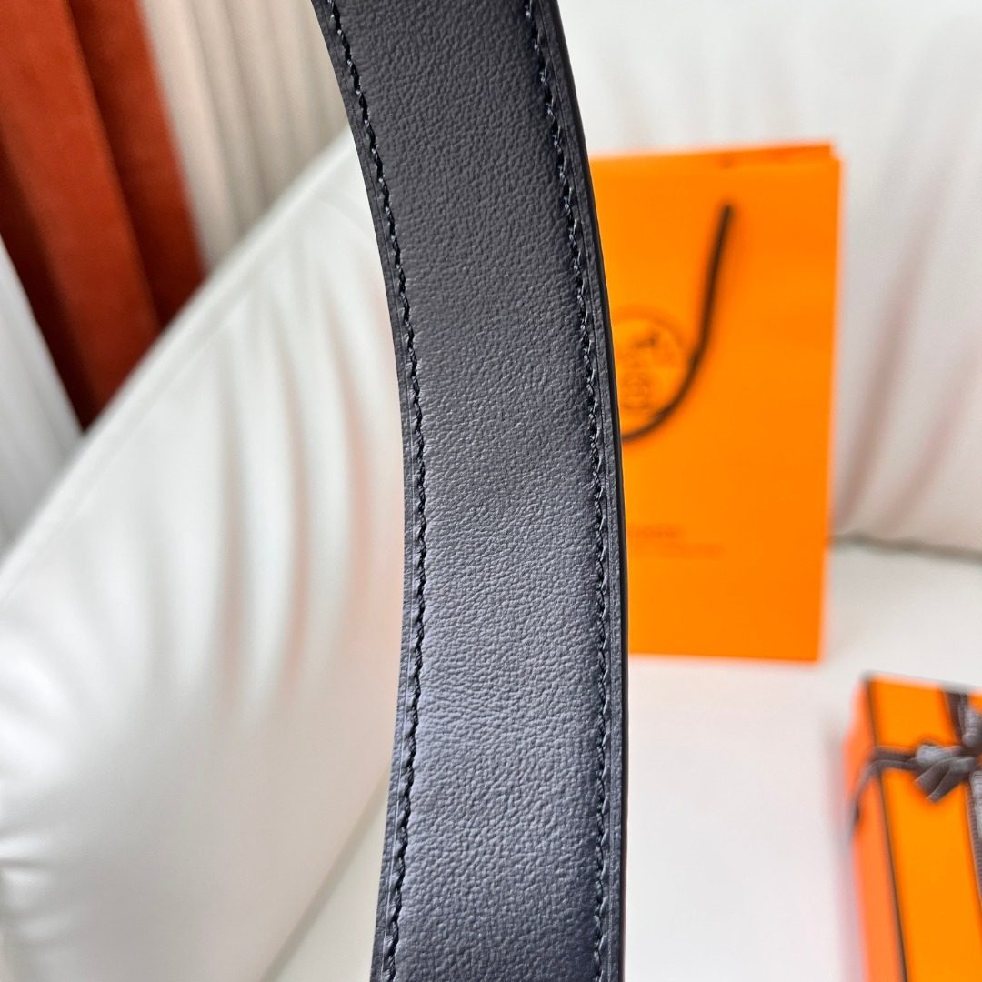 Hermès Constance H Reversible Leather Belt