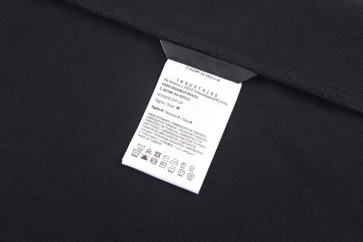 Moncler Leather Trim Logo Cotton T-Shirt
