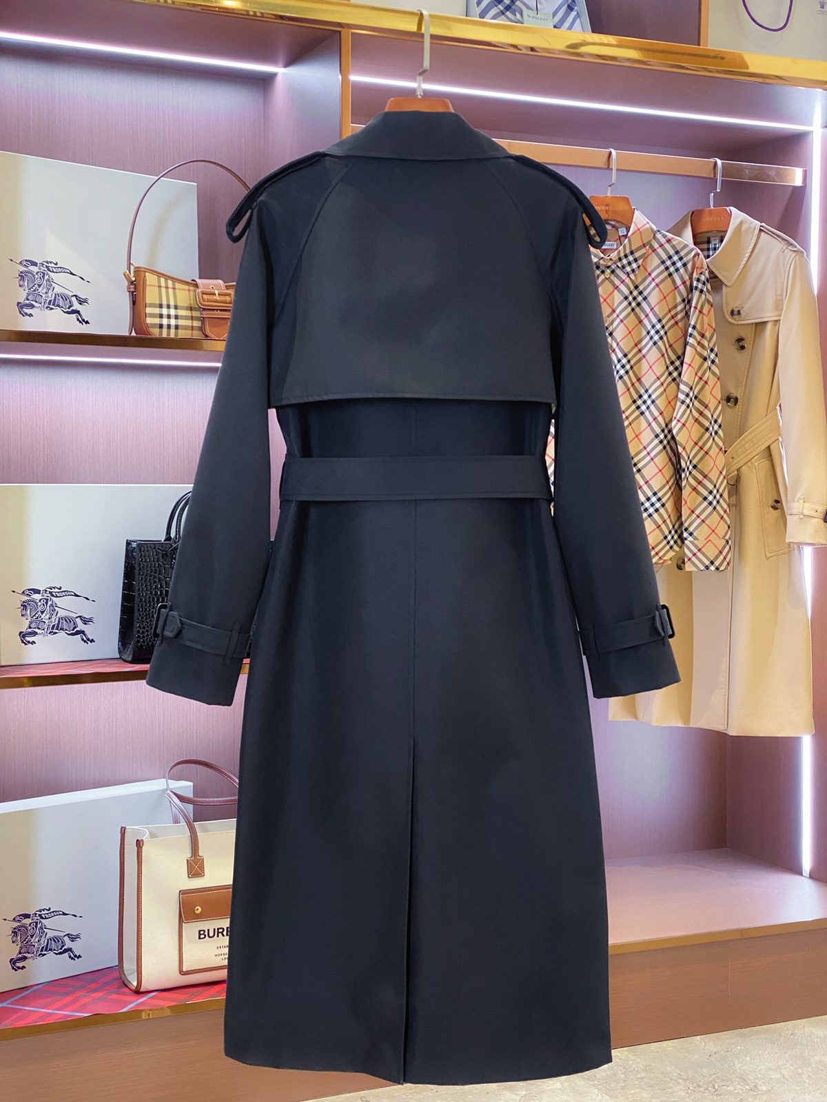 Burberry Fitzrovia Trench Coat Black