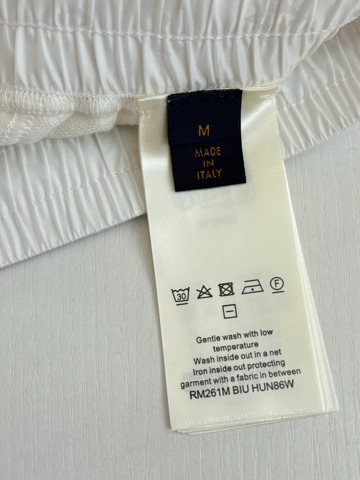 Luxury White Cotton Drawstring Shorts