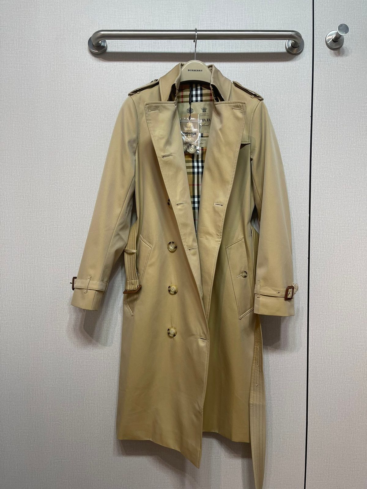 Burberry Vintage Check Trench Coat