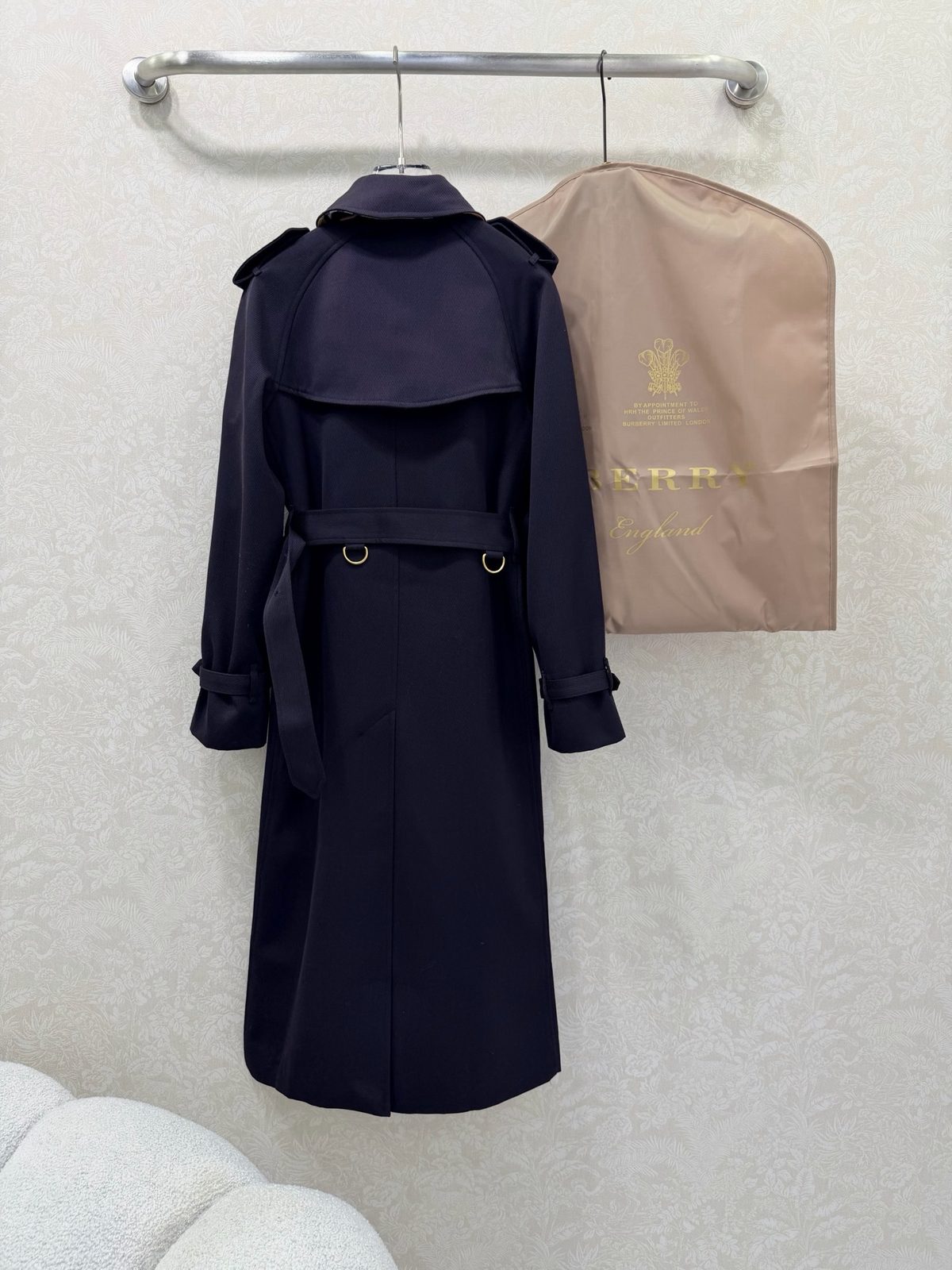 Burberry The Westminster Trench Coat Navy