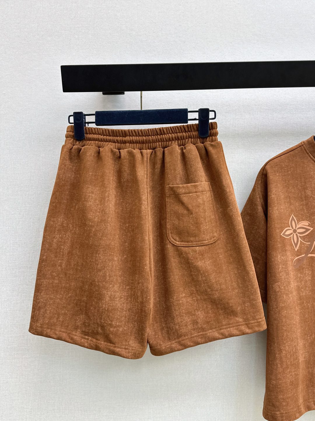 Louis Vuitton Monogram Washed Cotton T-Shirt Shorts Set