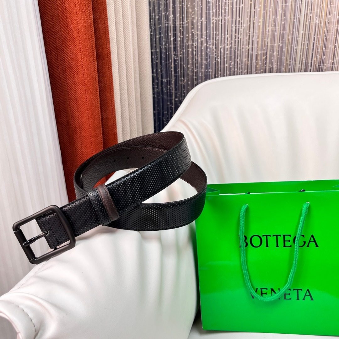 Bottega Veneta Intrecciato Woven Leather Belt