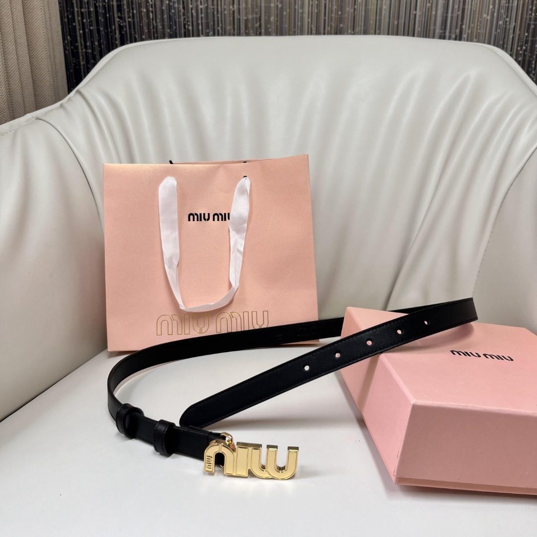 Miu Miu Leather Belt