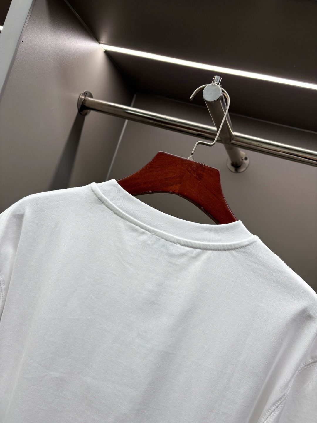 Burberry Embroidered Logo Crewneck T-Shirt