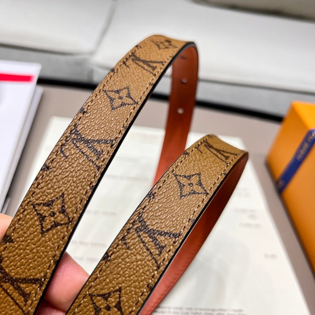 Louis Vuitton Monogram Reversible Leather Belt