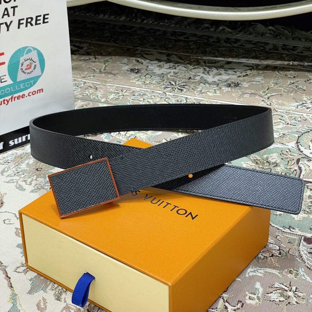 Louis Vuitton Damier Graphite Leather Belt