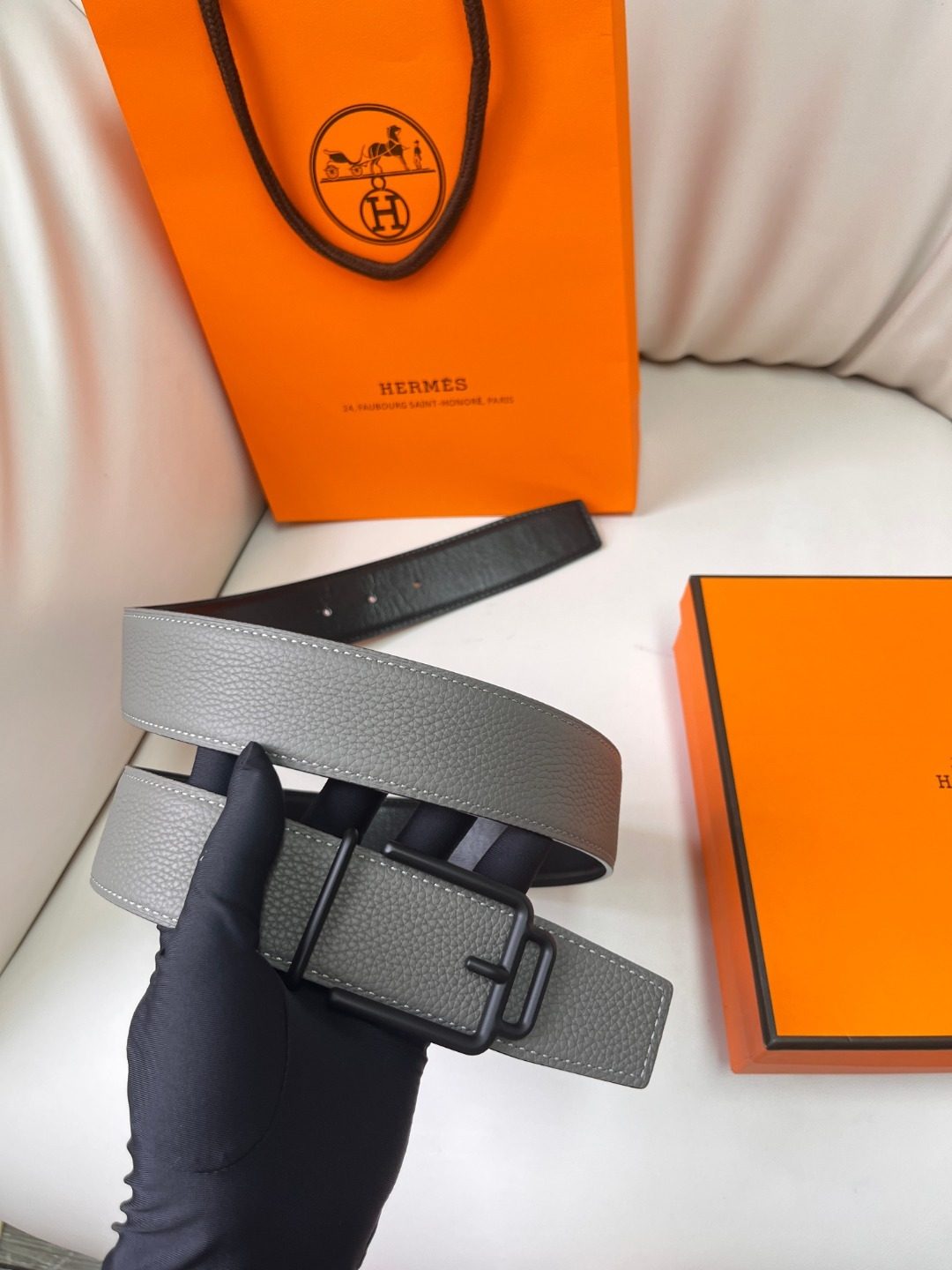 Hermès Reversible Leather Belt