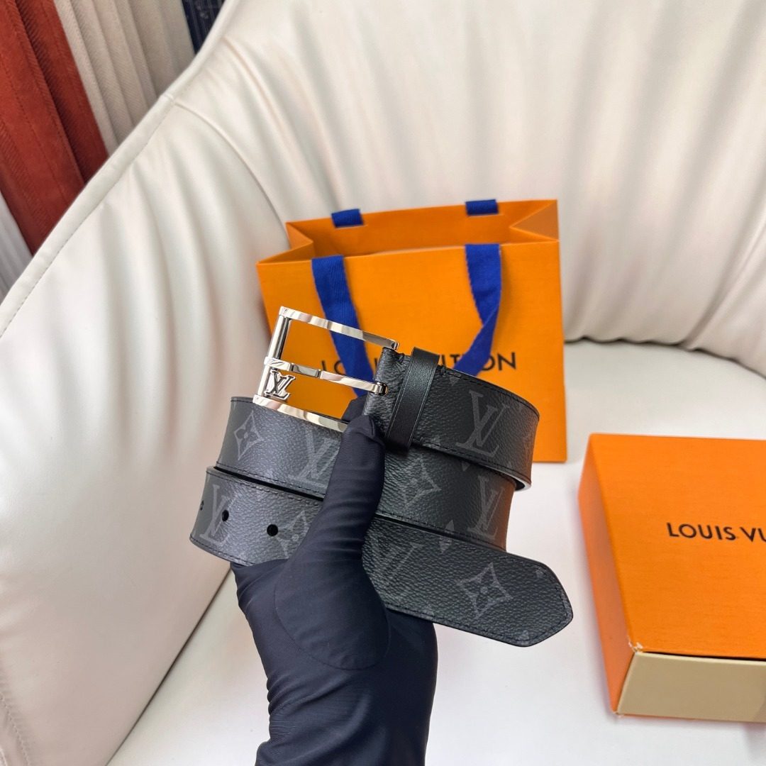 Louis Vuitton Monogram Canvas Leather Belt