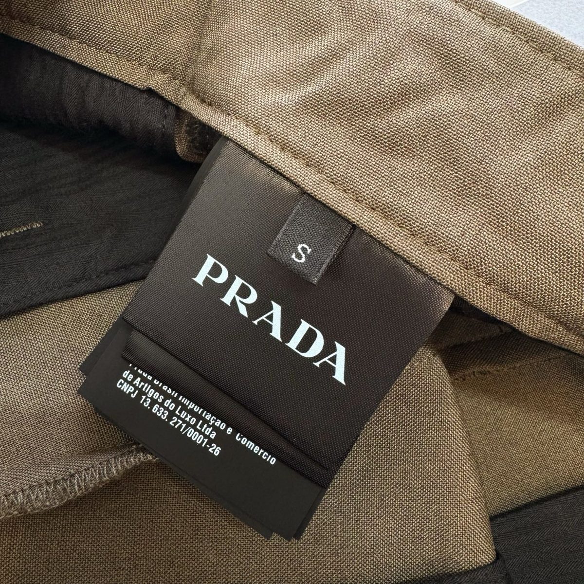 Prada Beige Wool Blazer Size S