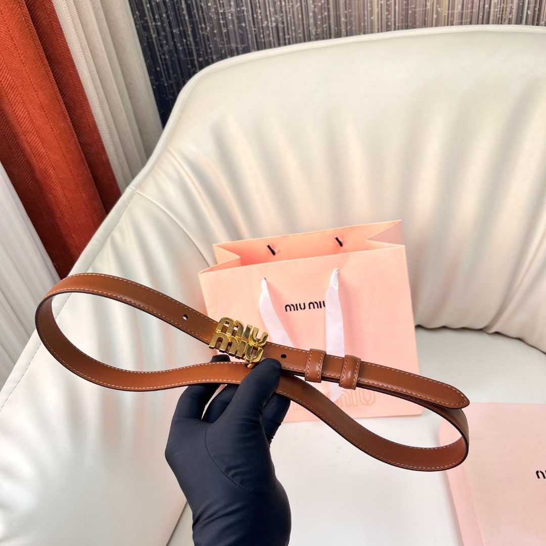 Miu Miu Leather Belt