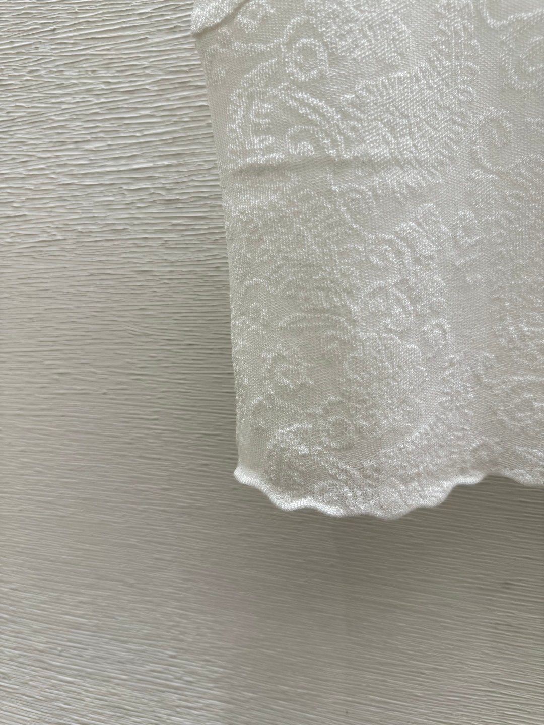 Miu Miu Lace Knit Crewneck Sweater