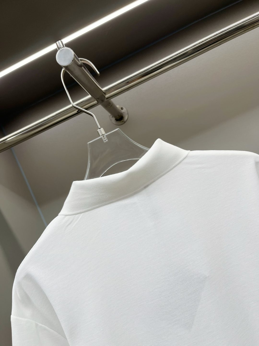 Burberry White Polo Shirt